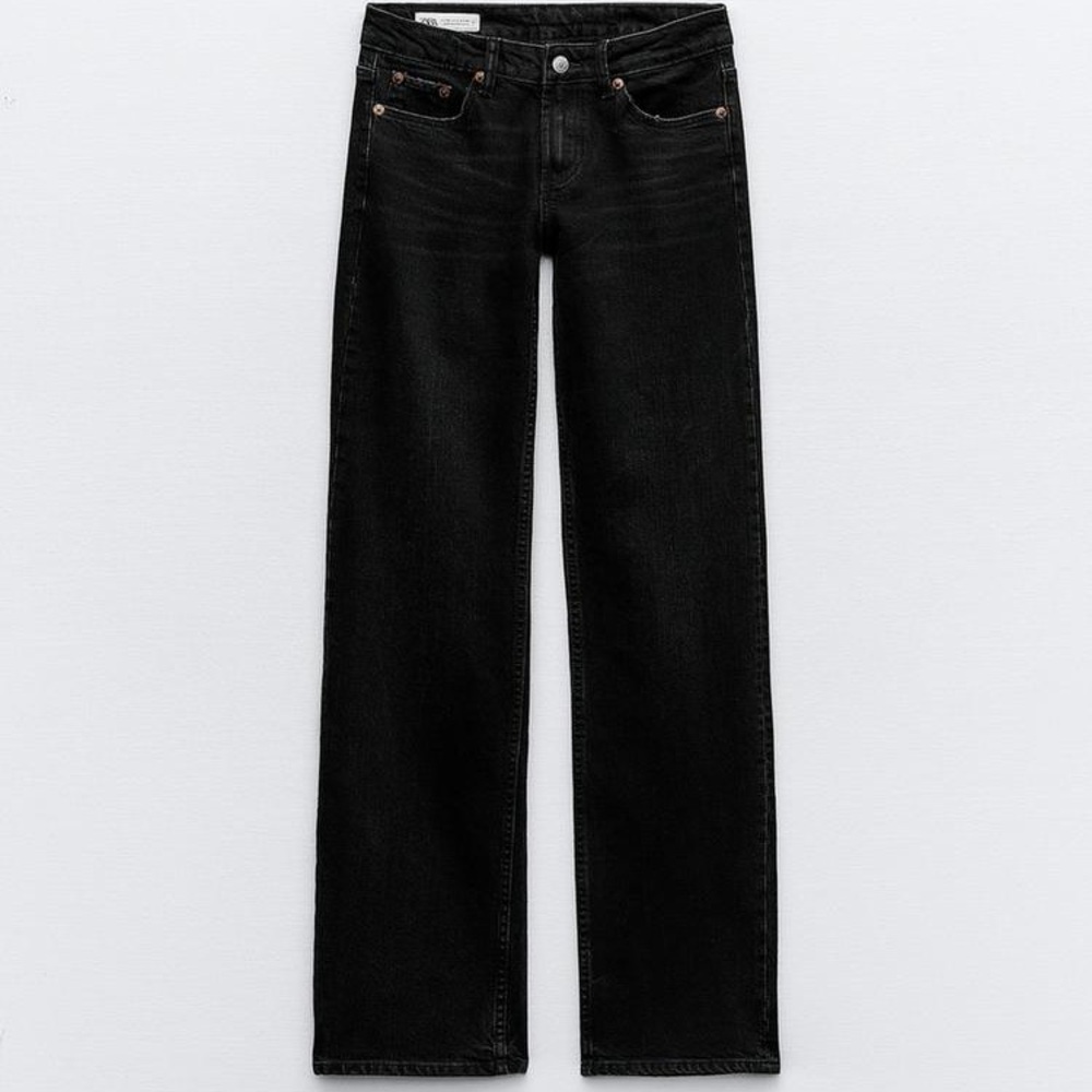 SOLD Zara TRF Low Rise Straight Leg Jeans